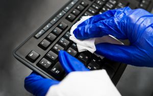 cleaning keyboard